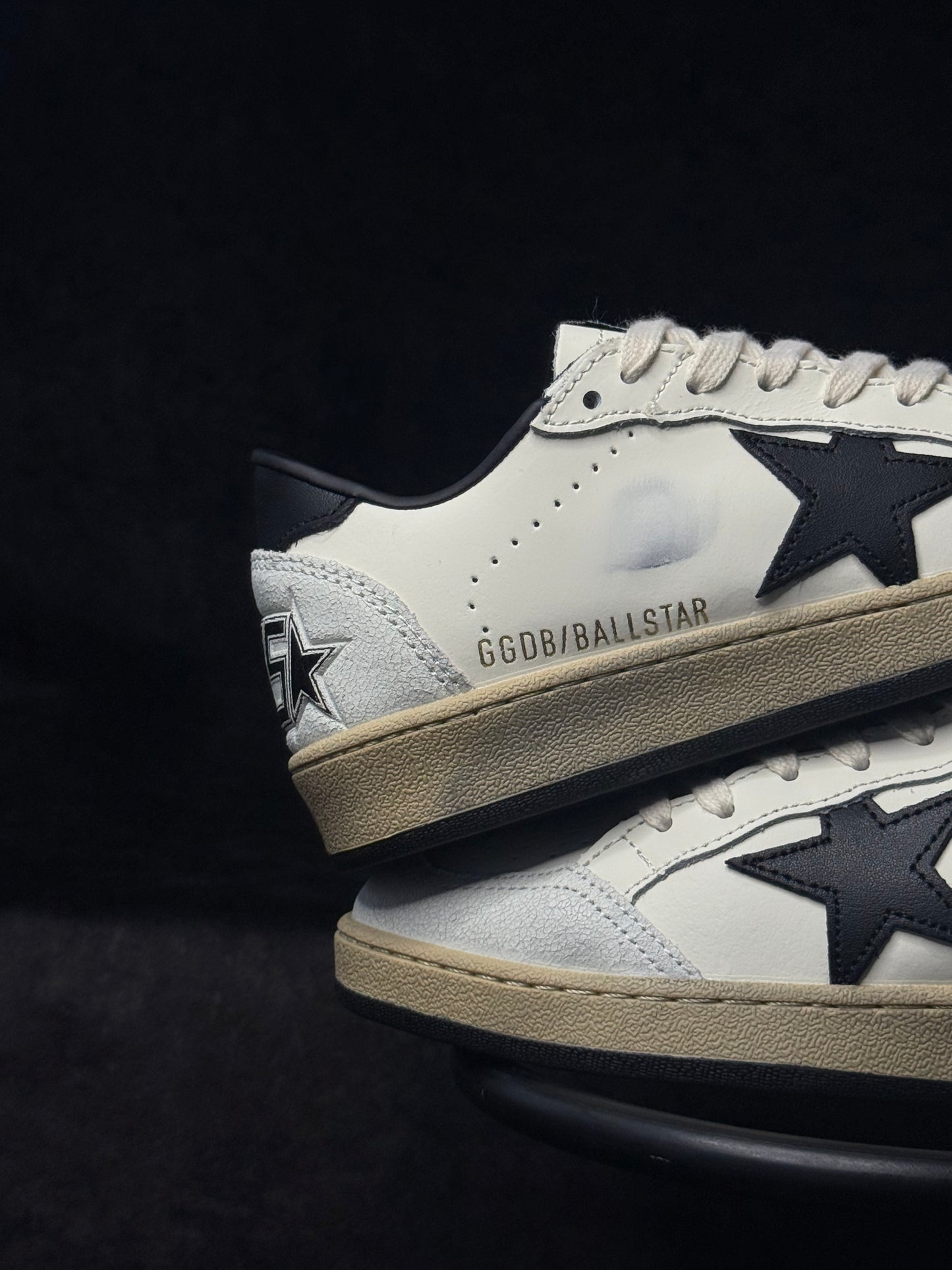 Golden Goose Ball Star White Black