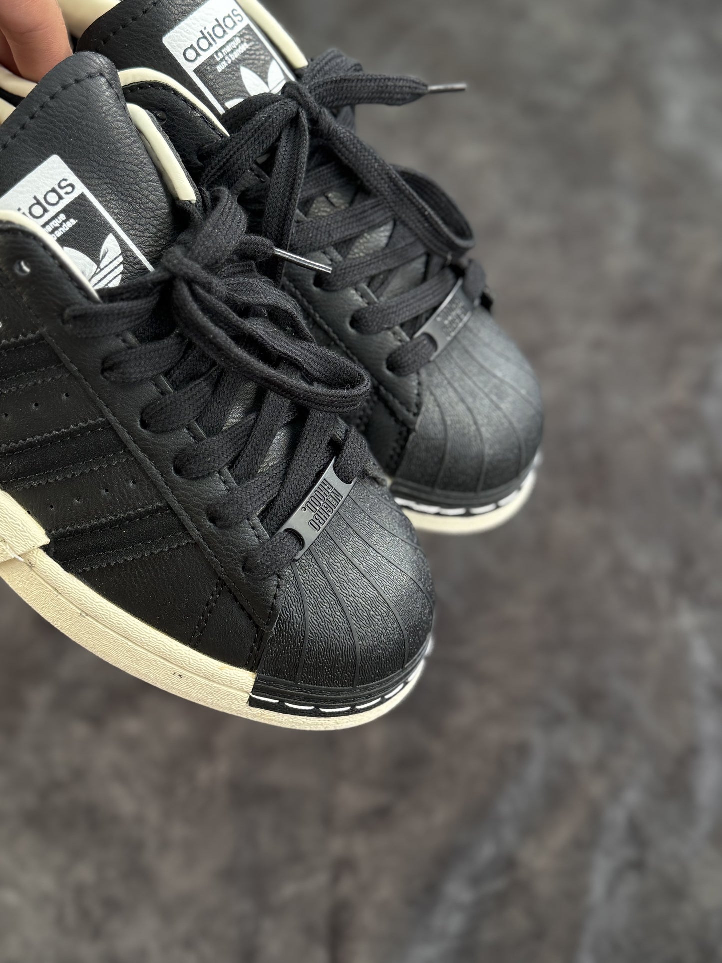 Adidas Superstar x Neighborhood “Black Bone”