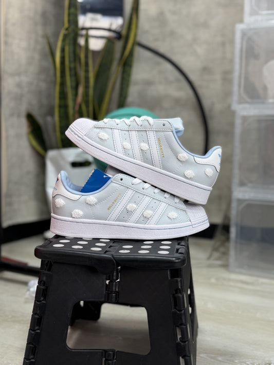 adidas Superstar Hello Kitty Halo Blue Cloud White