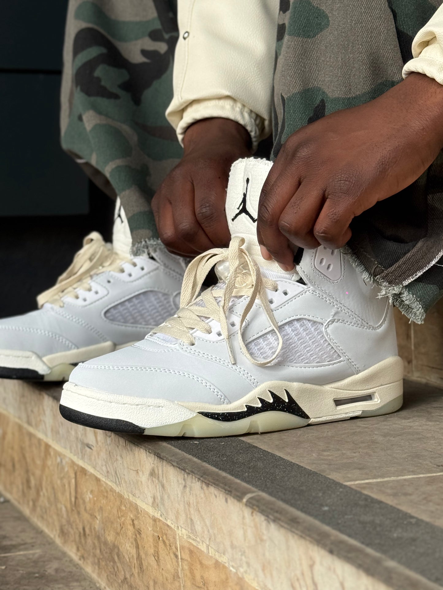 Air Jordan 5 Retro – Sail Cream