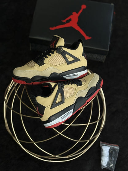 Air Jordan 4 Desert Black Red – Edición Urbana Premium