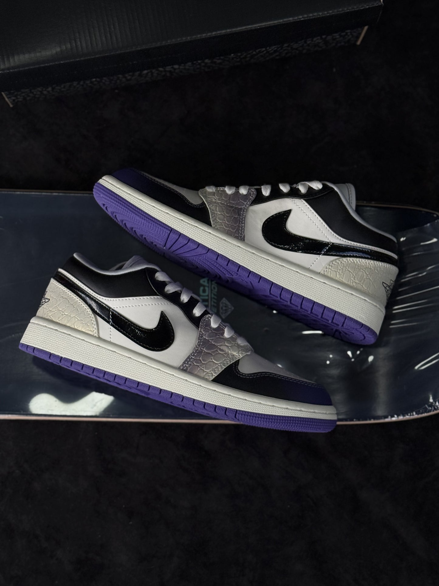 Jordan Tenis Air Jordan 1 Low | Morado