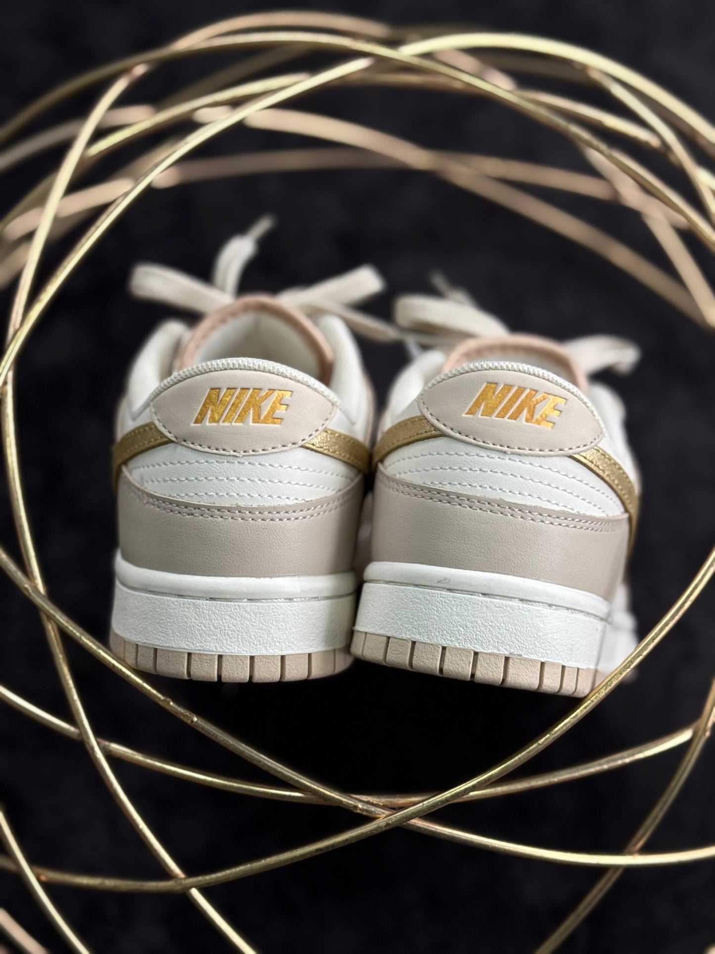 Nike Dunk Low Phantom Metallic Gold
