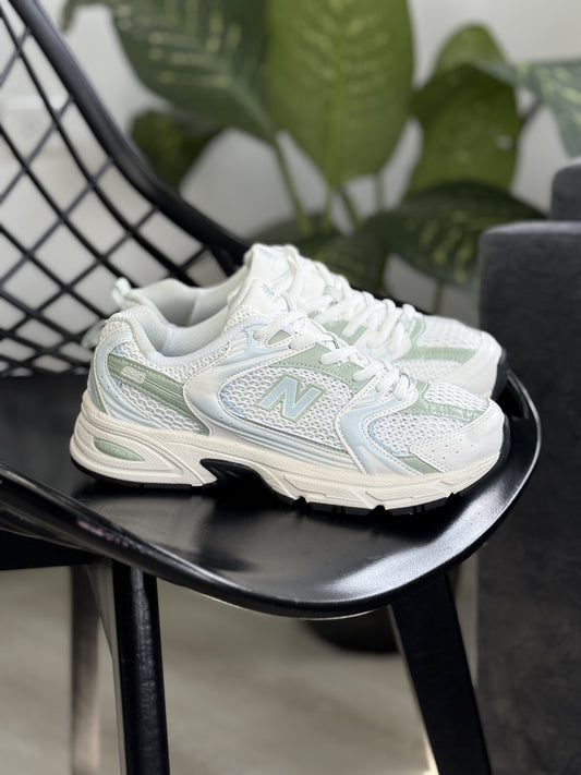 New Balance 530 Blanco Verde – Retro Running Premium