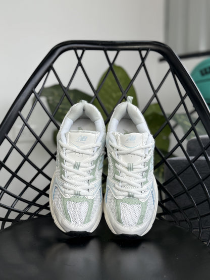 New Balance 530 Blanco Verde – Retro Running Premium