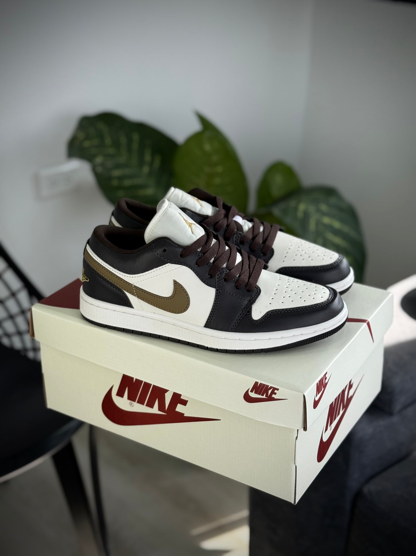 Nike Air Jordan 1 Low Café Blanco – Clásico Atemporal "SHADOW BROWN"