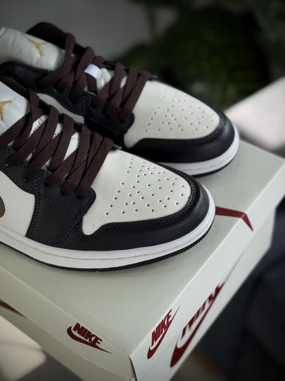 Nike Air Jordan 1 Low Café Blanco – Clásico Atemporal "SHADOW BROWN"