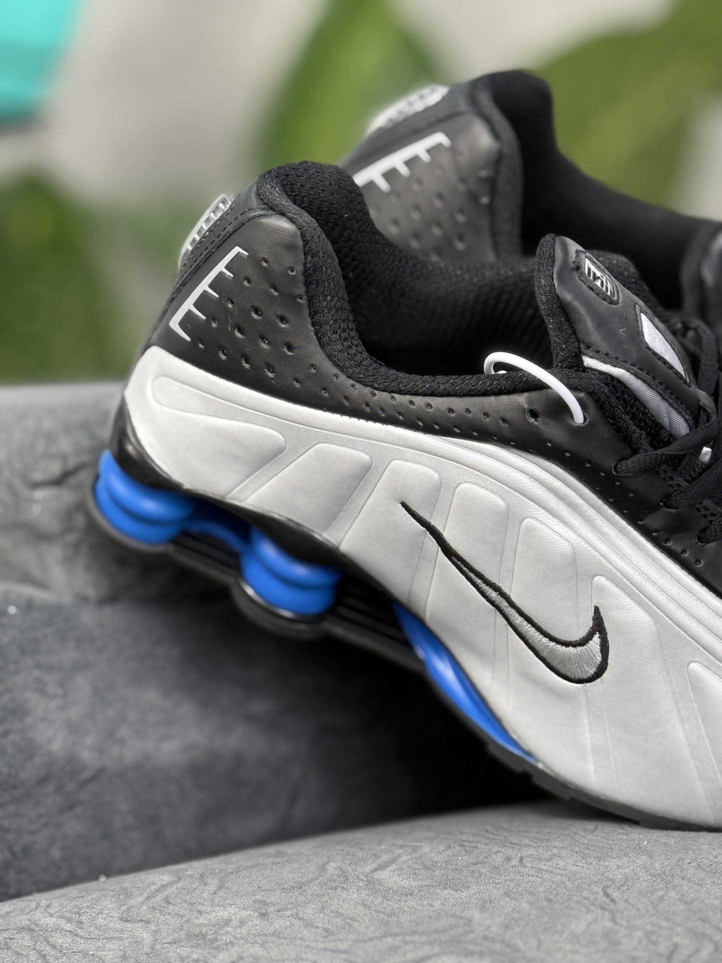 Nike Shox R4 Gris Azul