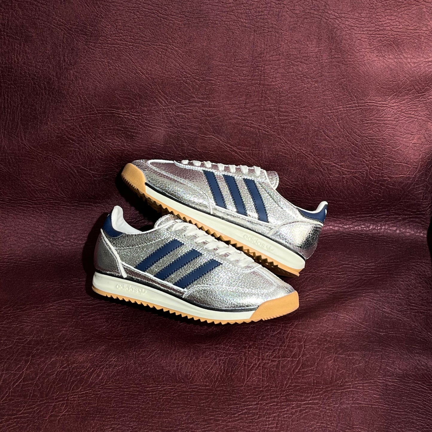 Tenis SL 72 “Silver Metallic/Collegiate Navy”