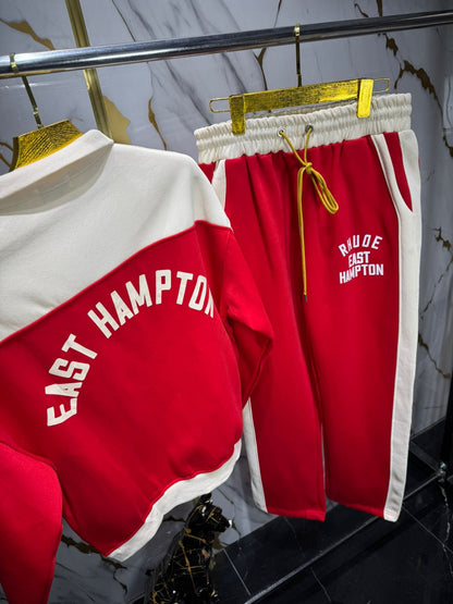Conjunto de sudadera y pantalón de la marca Rhude.