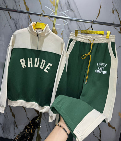 Conjunto de sudadera y pantalón de la marca Rhude.