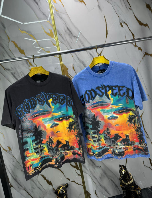 Camisetas “GODSPEED”.